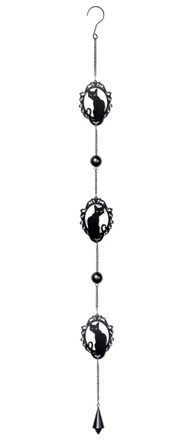 ALCHEMY OF ENGLAND BLACK CATS HANGING DECORATION