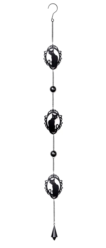 ALCHEMY OF ENGLAND BLACK CATS HANGING DECORATION