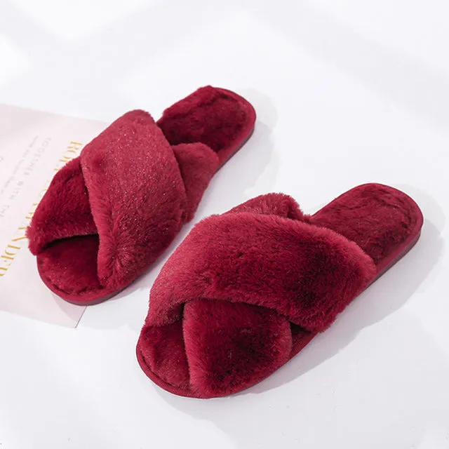 Faux Fur Fashion Warm Shoes