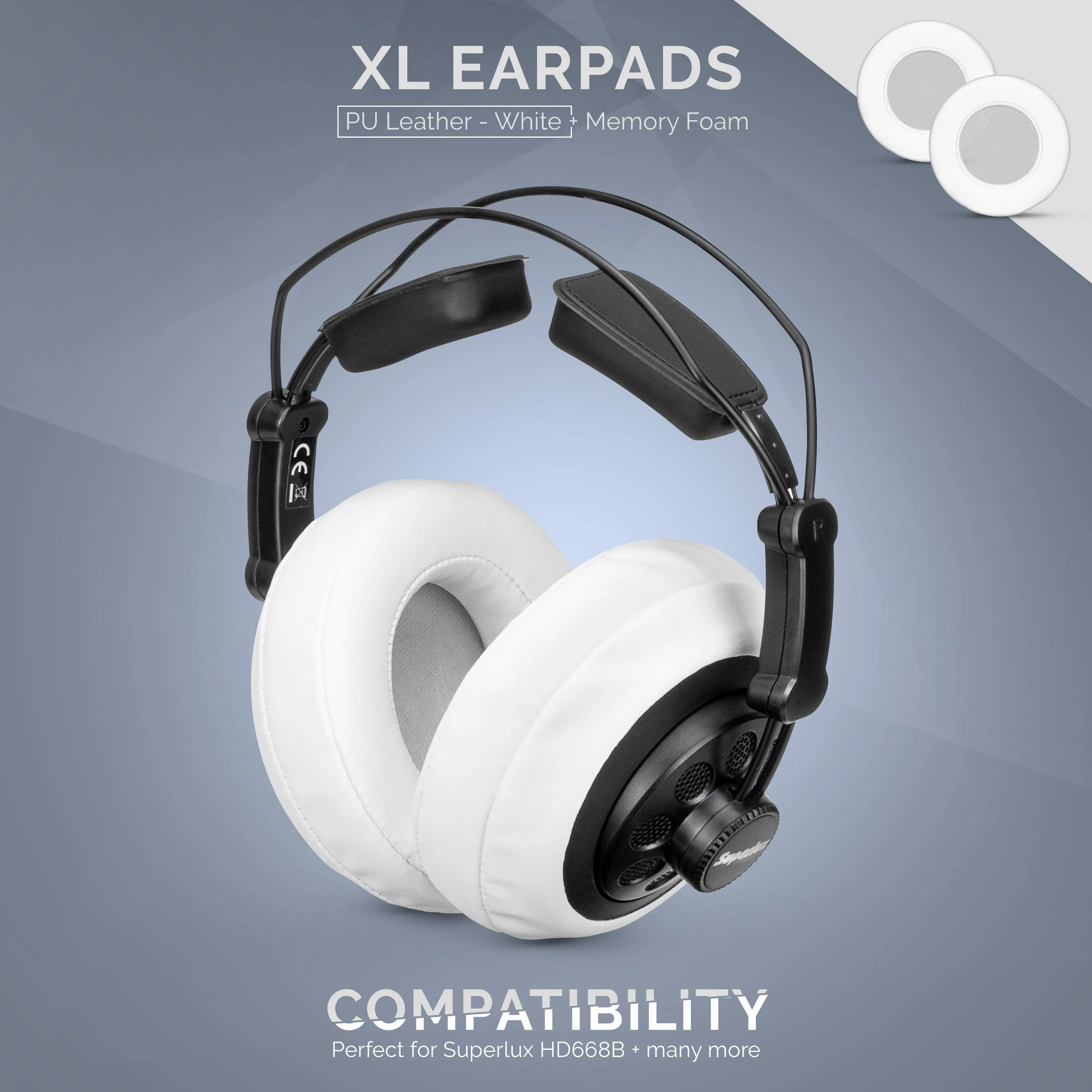 Headphone Memory Foam Earpads - XL Size