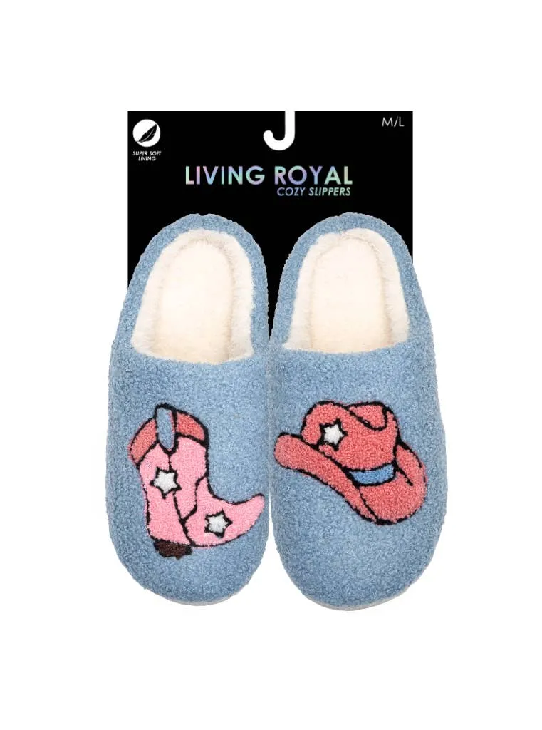 Kids Shark Slippers - Blue: BIG KIDS 1-3