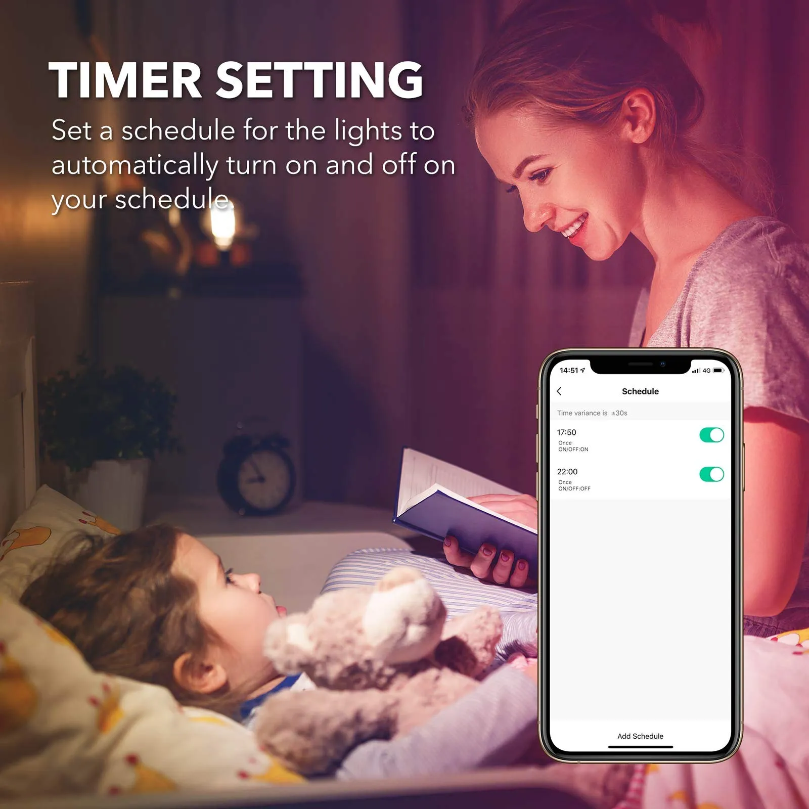 Smart LED Strip Lights 16.4ft WiFi RGBW LED Light Strips Work with Alexa and Google Assistant HBN