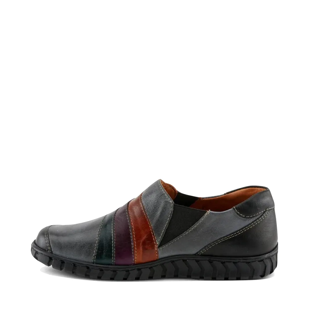 Spring Step Women's Neeta Slip On Shoe in Dark Grey
